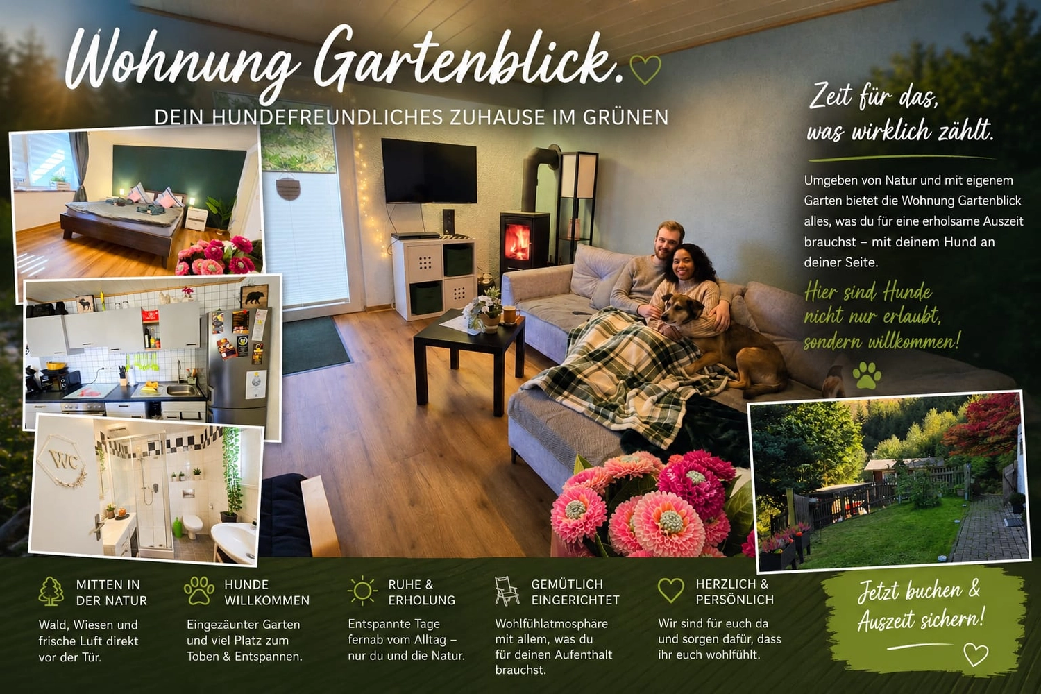 Ferienwohnung Gartenblick