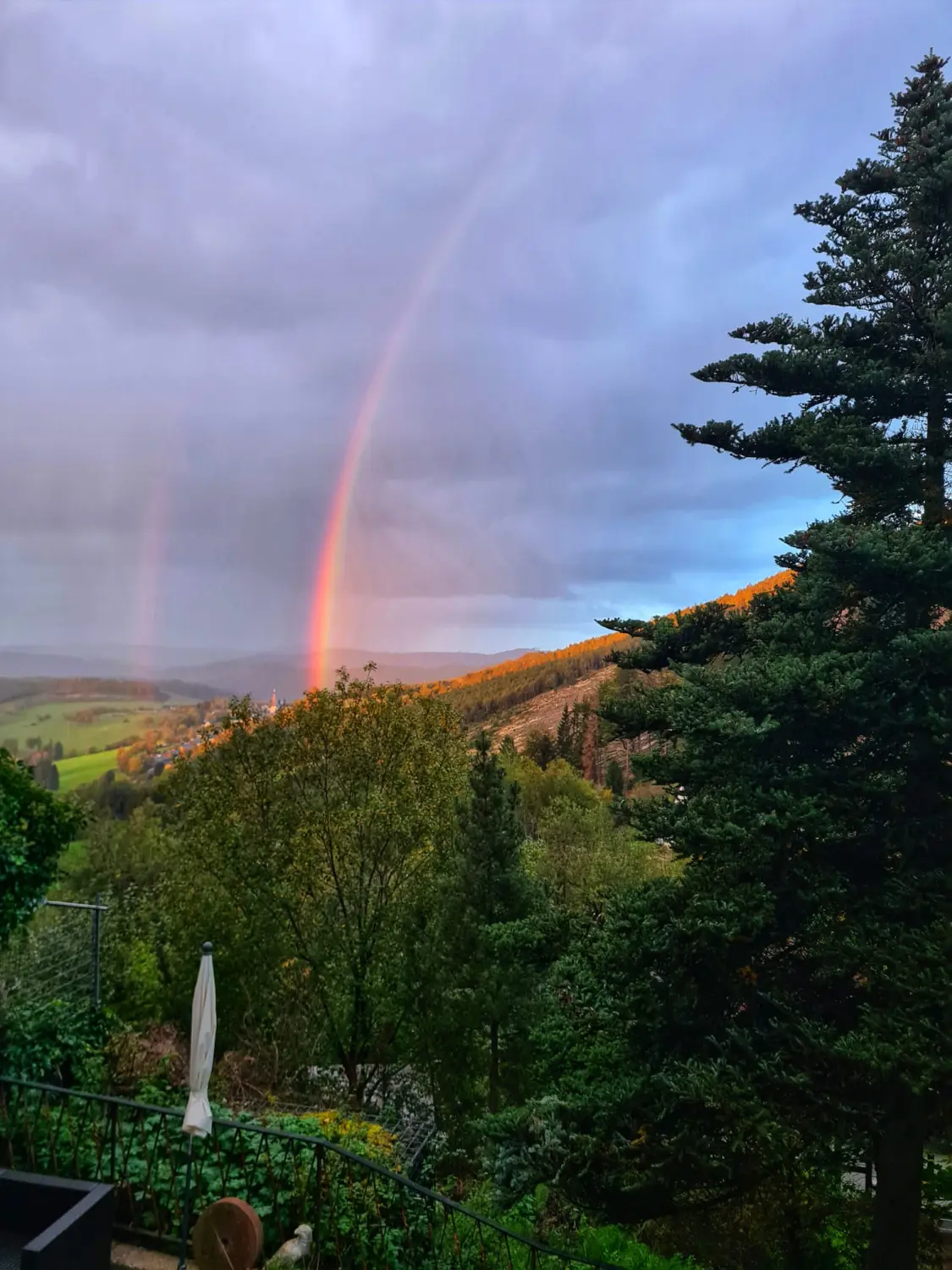 Umgebung/Landschaft von Ferienwohnungen Dorfliebe Dörnberg