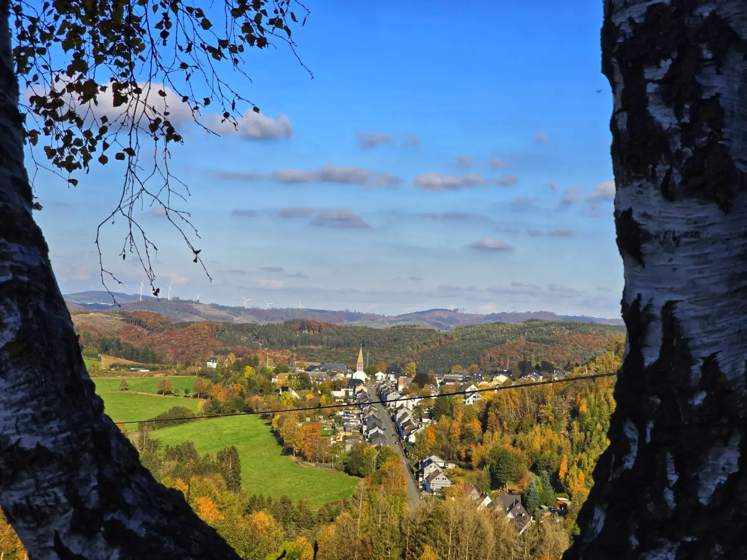 Umgebung/Landschaft von Ferienwohnungen Dorfliebe Dörnberg
