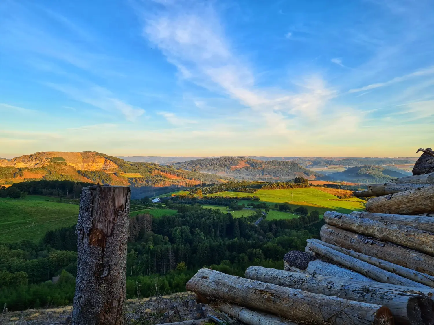 Umgebung/Landschaft von Ferienwohnungen Dorfliebe Dörnberg